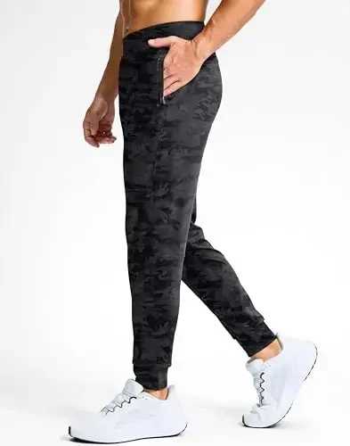 G Gradual Men's Golf Joggers Shim fermuar cho'ntaklar bilan Stretch sport shimlari Slim Fit Track Shimlar Erkaklar uchun Ish Yugurish - G (1)