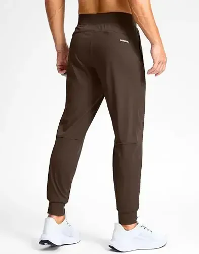 G Gradual Men's Golf Joggers Shim Fermuar cho'ntaklari bilan Strech Sport shimlar Slim Fit Track shimlar Erkaklar uchun Joggerlar Ish Yugurish - 3