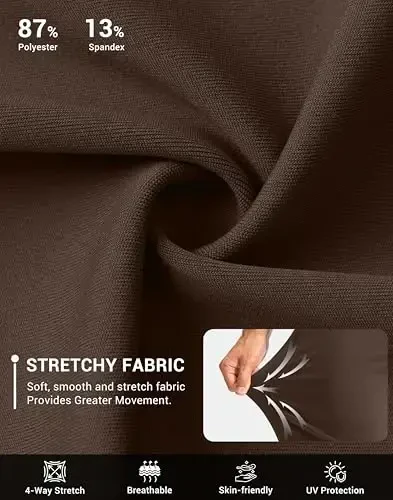 G Gradual Men's Golf Joggers Shim Fermuar cho'ntaklari bilan Strech Sport shimlar Slim Fit Track shimlar Erkaklar uchun Joggerlar Ish Yugurish - 4