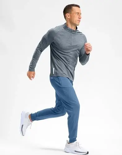 G Gradual Men's Golf Joggers Shim fermuar cho'ntaklari Stretch sport shimlar Slim Fit Trek shimlar erkaklar uchun ishga yugurish - 7
