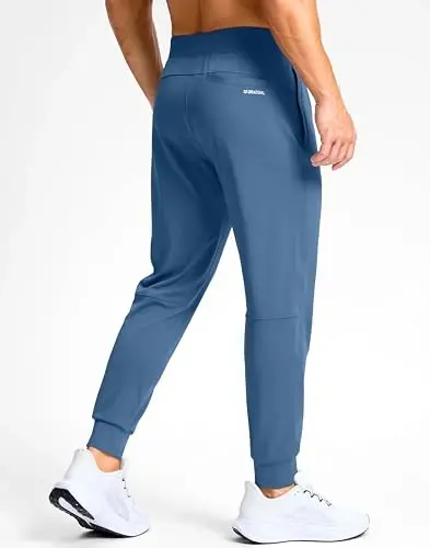 G Gradual Men's Golf Joggers Shim fermuar cho'ntaklari Stretch sport shimlar Slim Fit Trek shimlar erkaklar uchun ishga yugurish - 3