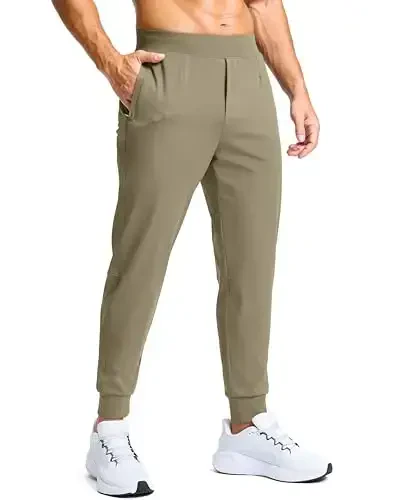 G Gradual Men's Golf Joggers Shim Zamokli cho'ntaklar bilan cho'zilgan sport shimlar Erkaklar uchun tor fitnes trek shimlar Joggerlar Ishga yugurish - G