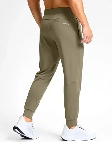G Gradual Men's Golf Joggers Shim Zamokli cho'ntaklar bilan cho'zilgan sport shimlar Erkaklar uchun tor fitnes trek shimlar Joggerlar Ishga yugurish - 3