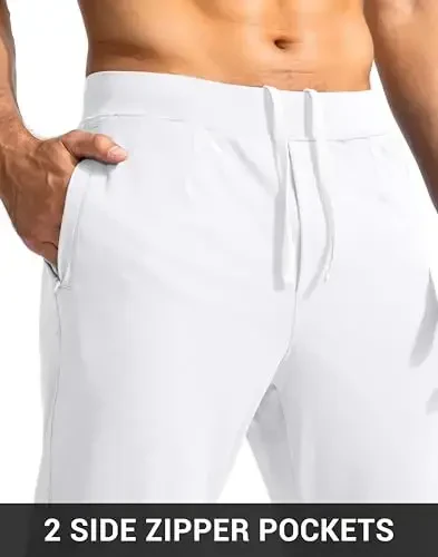 G Gradual Men's Golf Joggers Shim Zamokli cho'ntaklar Stretch Sport shim Slim Fit Trek Shimlar Erkaklar uchun Ishlash Yugurish - 5