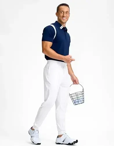 G Gradual Men's Golf Joggers Shim Zamokli cho'ntaklar Stretch Sport shim Slim Fit Trek Shimlar Erkaklar uchun Ishlash Yugurish - 7