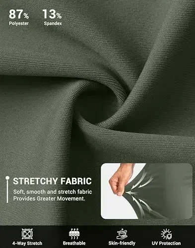 G Gradual Men's Golf Joggers Shim Zichli cho'ntaklar Stretch Sport shim Slim Fit Track Shim erkaklar uchun ishlaydigan - 4