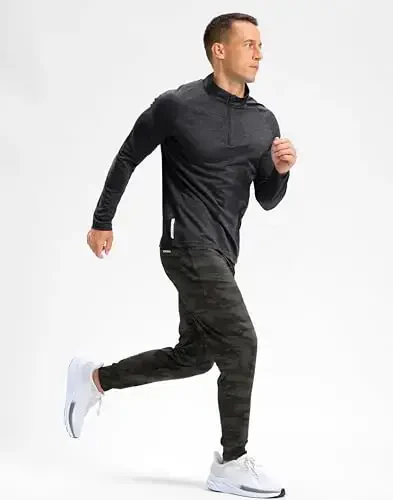 G Gradual Men's Golf Joggers Shim Zip cho'ntaklar Stretch Sport shim Slim Fit Track shim erkaklar uchun ishlaydigan yugurish - 7