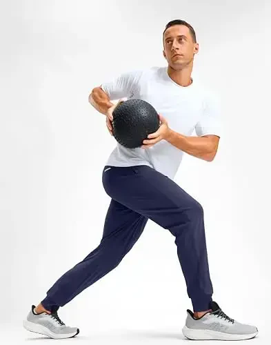 G Gradual Men's Golf Joggers Shim Zip cho'ntaklar Stretch Sport shim Slim Fit Track Shim Erkaklar uchun ishlaydigan yugurish shim - 7