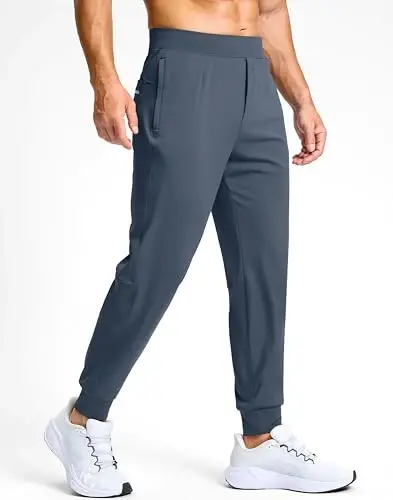G Gradual Men's Golf Joggers Shim Zip cho'ntaklar Stretch Sport shim torli shimlar erkaklar uchun ishlaydigan - G (1)