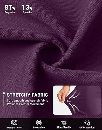 G Gradual Men's Golf Joggers Shim Zipper cho'ntaklar Stretch Sport shim Slim Fit Track Shim Joggers erkaklar uchun Ishlash Yugurish - 4