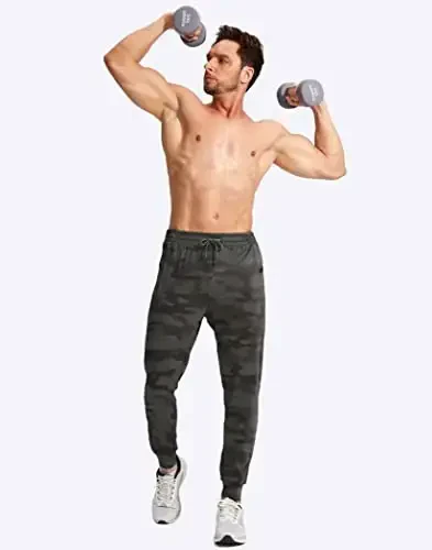 G Gradual Men's Joggers Pants with Zipper Pockets Stretch Athletic Sweatpants for Men Workout Jogging Running - 6