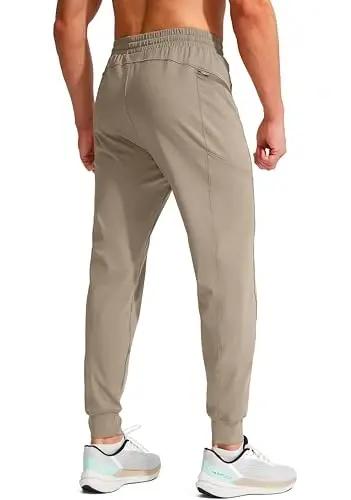 G Gradual Men's Joggers Pants with Zipper Pockets Stretch Athletic Sweatpants for Men Workout Jogging Running - 3