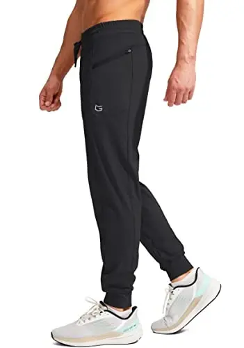 G Gradual Men's Joggers Shim Zip cho'ntaklar bilan erkaklar uchun sport shimlar Yugurish uchun mashg'ulot - 2