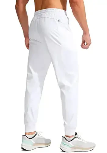 G Gradual Men's Joggers Shim Zip cho'ntaklar bilan erkaklar uchun Stretch Athletic sport shimlar Yugurish uchun - 3