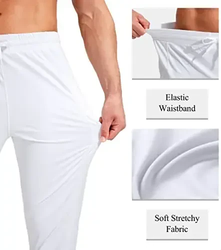 G Gradual Men's Joggers Shim Zip cho'ntaklar bilan erkaklar uchun Stretch Athletic sport shimlar Yugurish uchun - 5