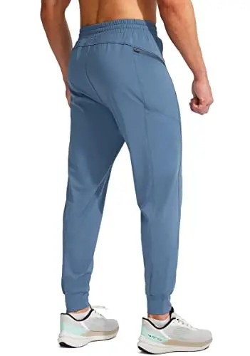 G Gradual Men's Joggers Shim Zip cho'ntaklar bilan erkaklar uchun Stretch Athletic sport shimlari Mashq Jogging Yugurish - 3