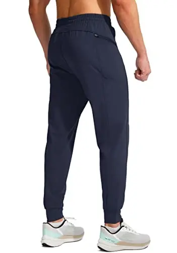G Gradual Men's Joggers Shim Zip cho'ntaklar bilan erkaklar uchun Stretch Athletic sport shimlari Workout Jogging Yugurish - 3