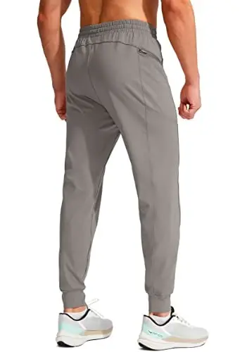 G Gradual Men's Joggers Shim Zip cho'ntaklar bilan erkaklar uchun Stretch Athletic sport shimlari yugurish uchun - 3