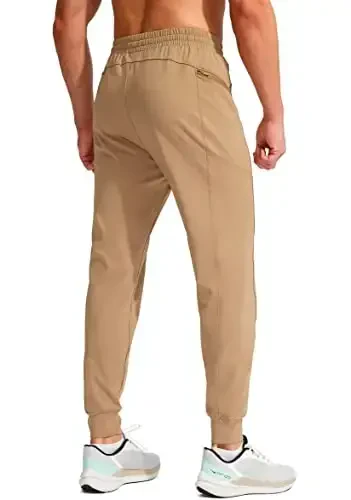 G Gradual Men's Joggers Shim Zip cho'ntaklar bilan Erkaklar uchun Stretch Atletik Sport Shimlar Trening Yugurish uchun - 3