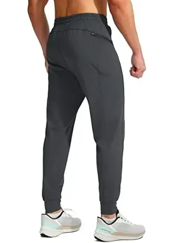 G Gradual Men's Joggers Shim Zip cho'ntaklar Erkaklar uchun Stretch Atletik Sport shimlar Workout Jogging Yugurish - 3