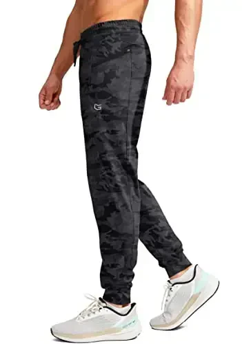 G Gradual Men's Joggers Shimlar fermuar cho'ntaklar bilan erkaklar uchun Stretch Athletic sport shimlar Workout Jogging Running - 2