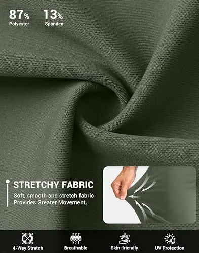 G Gradual Men's Golf Joggers Pants with Zipper Pockets Stretch Sweatpants Slim Fit Track Pants Joggers for Men Work Running - 4