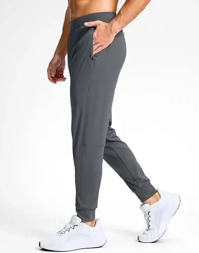 G Gradual Men's Golf Joggers Pants with Zipper Pockets Stretch Sweatpants Slim Fit Track Pants Joggers for Men Work Running - G (1)