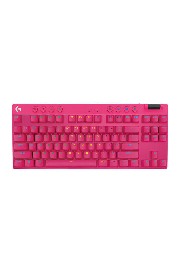 G Pro X Lightspeed Wireless Tactile English Q Magenta Gaming Keyboard - 920-012159 - 2