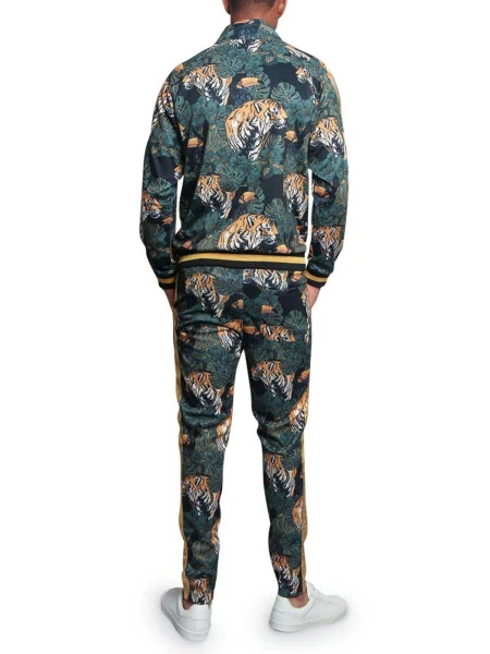 G-Style USA Erkaklar Royal Floral Tiger sport kostyumi to'plami, 5X gacha- - 5