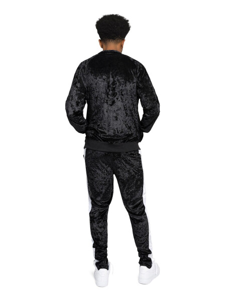 G-Style USA Men's Velvet Velour Tracksuit Set, Zipper Jacket and Sweatpants, Up to 5X - 9