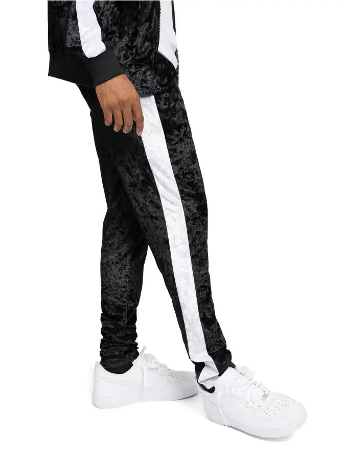 G-Style USA Men's Velvet Velour Tracksuit Set, Zipper Jacket and Sweatpants, Up to 5X - 5