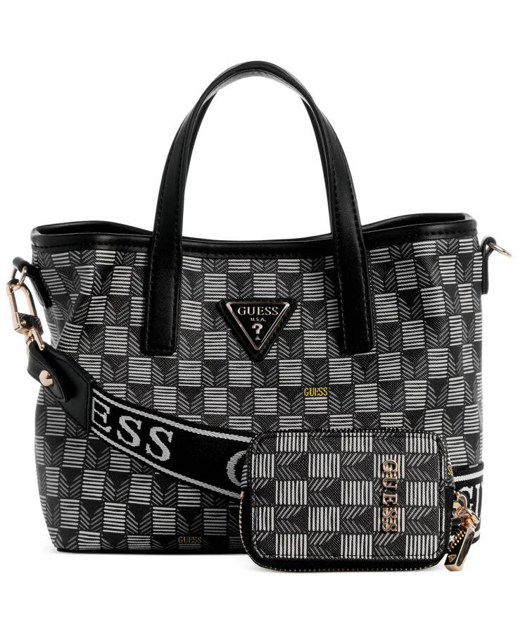 G Wave Small Tote with Removable Pouch Black Logo - 1