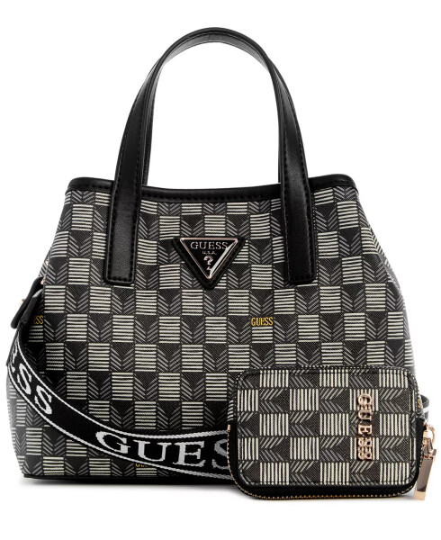 G Wave Small Tote with Removable Pouch Black Logo - 7