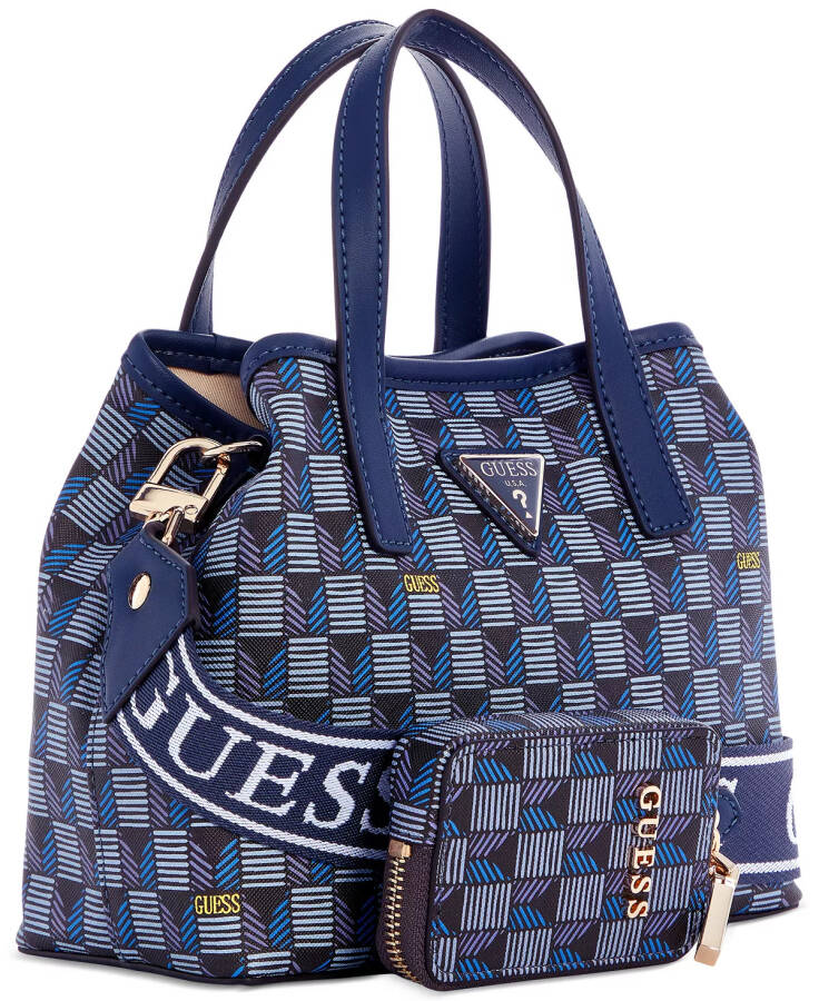 G Wave Small Tote with Removable Pouch Blue Logo - 5