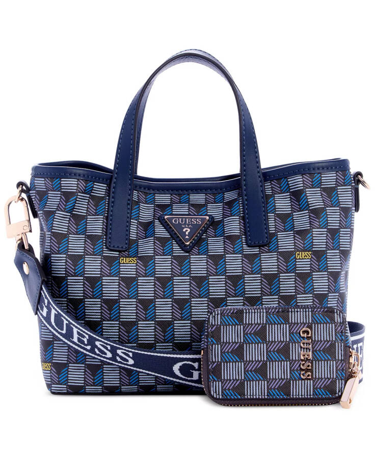 G Wave Small Tote with Removable Pouch Blue Logo - 7