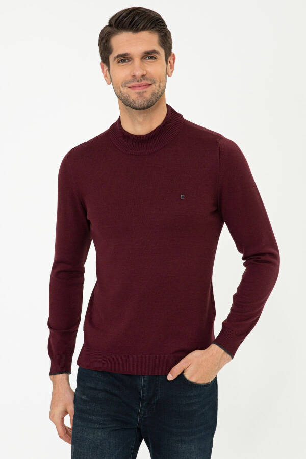 G021SZ0TK.000.1388582 kodi bilan bordo erkak ko'ylagi. - 3