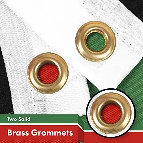 G128 Afghanistan Afghan Flag | 3x5 Ft | LiteWeave Pro Series Printed 150D Polyester | Country Flag, Indoor/Outdoor, Vibrant Colors, Brass Grommets, Thicker and More Durable Than 100D 75D Polyester - G128 (1)