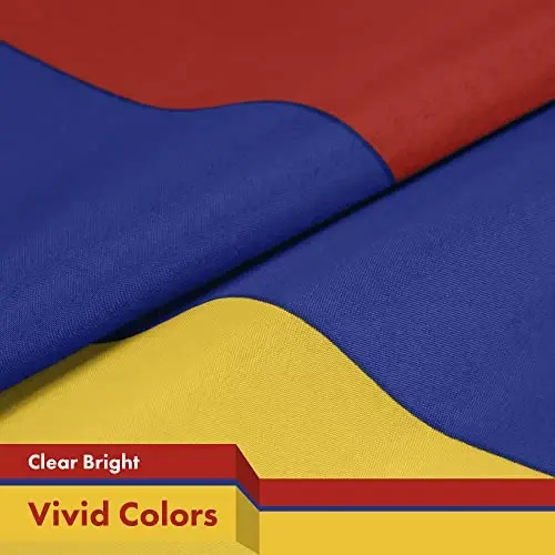 G128 Armenia Armenian Flag | 3x5 Ft | LiteWeave Pro Series Printed 150D Polyester | Country Flag, Indoor/Outdoor, Vibrant Colors, Brass Grommets, Thicker and More Durable Than 100D 75D Polyester - 3