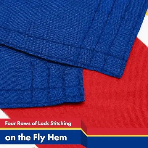 G128 Cape Verde Cape Verdean Flag | 3x5 Ft | LiteWeave Pro Series Printed 150D Polyester | Country Flag, Indoor/Outdoor, Vibrant Colors, Brass Grommets - 5