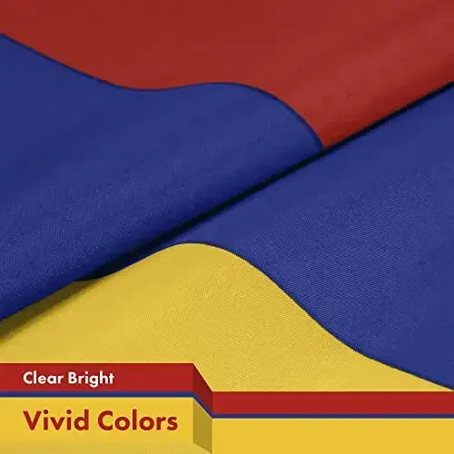 G128 Armenia Armenian Flag | 3x5 Ft | LiteWeave Pro Series Printed 150D Polyester | Country Flag, Indoor/Outdoor, Vibrant Colors, Brass Grommets, Thicker and More Durable Than 100D 75D Polyester - 3