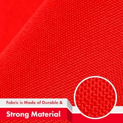 G128 Gruziya Gruzin bayrog'i | 3x5 Ft | LiteWeave Pro Series bosma 150D polyester | Davlat bayrog'i, ichki/tashqi, yorqin ranglar, guruch grommetlar - 4
