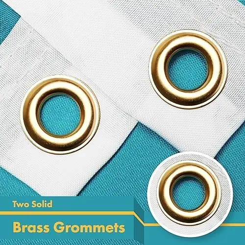 G128 Kazakhstan Kazakhstani Flag | 3x5 Ft | LiteWeave Pro Series Printed 150D Polyester | Country Flag, Indoor/Outdoor, Vibrant Colors, Brass Grommets, Thicker and More Durable Than 100D 75D Polyester - G128 (1)