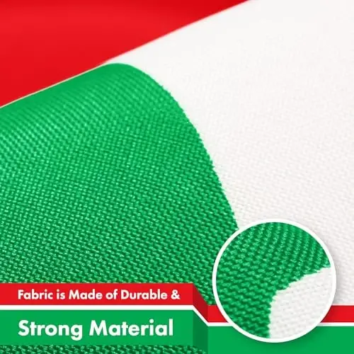 G128 Lebanon Lebanese Flag | 3x5 feet | Printed 150D - Indoor/Outdoor, Vibrant Colors, Brass Grommets, Quality Polyester, Much Thicker More Durable Than 100D 75D Polyester - 4
