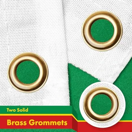 G128 Mauritania Mauritanian Flag | 3x5 Ft | LiteWeave Pro Series Printed 150D Polyester | Country Flag, Indoor/Outdoor, Vibrant Colors, Brass Grommets - G128 (1)