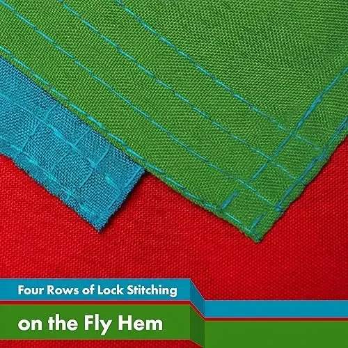 G128 Ozarbayjon Ozarbayjonliklari Ozarbayjonlar Bayrog'i | 3x5 Ft | LiteWeave Pro Series Bosma 150D Polyester | Davlat Bayrog'i, Yorqin Ranglar, Guruch Grommetlar, 100D 75D Polyesterdan Qalinroq va Bardoshliroq - 5