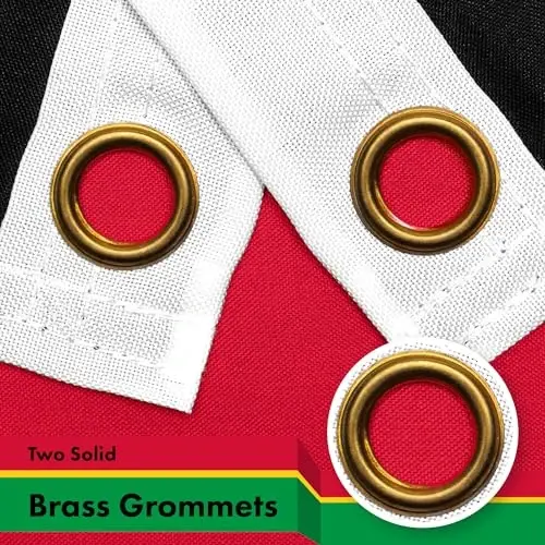 G128 Vanuatu Vanuatuan Flag | 3x5 Ft | LiteWeave Pro Series Printed 150D Polyester | Country Flag, Indoor/Outdoor, Vibrant Colors, Brass Grommets - G128 (1)