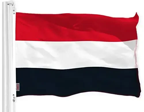 G128 Yemen Yemeni Flag | 3x5 Ft | LiteWeave Pro Series Printed 150D Polyester | Country Flag, Indoor/Outdoor, Vibrant Colors, Brass Grommets, Thicker and More Durable Than 100D 75D Polyester - 1
