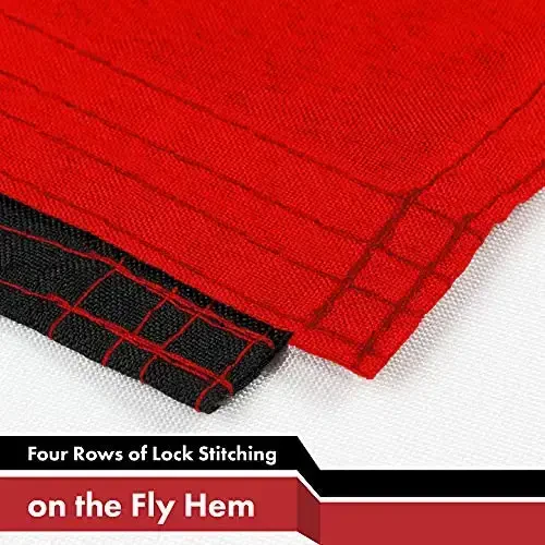 G128 Yemen Yemeni Flag | 3x5 Ft | LiteWeave Pro Series Printed 150D Polyester | Country Flag, Indoor/Outdoor, Vibrant Colors, Brass Grommets, Thicker and More Durable Than 100D 75D Polyester - 5