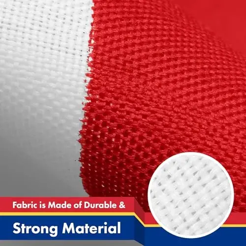 G128 Cape Verde Cape Verdean Flag | 3x5 Ft | LiteWeave Pro Series Printed 150D Polyester | Country Flag, Indoor/Outdoor, Vibrant Colors, Brass Grommets - 4