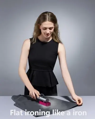 G5 Pro Smart Handheld Steamer for Clothes – Global Voltage Adaptation(100-240V), 1200W Palm-Sized & Lightweight (1lb), Dual Steam Modes, Auto Shut-Off for Travel & Home(Sliver Grey) - 5